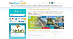 Desktop Screenshot of mycancuntours.com
